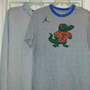 Jordan / Nike Florida Gators Tee Shirt & Long Sleeve Hooded Tee